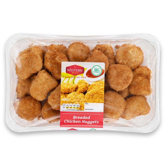 Breaded Chicken Nuggets 500g Western Brand